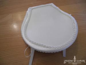 Coussin d'alliances - porte alliances coquillage