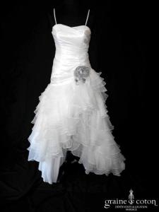 Linéa Raffaëlli - Robe en taffetas et organza