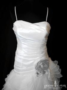 Linéa Raffaëlli - Robe en taffetas et organza