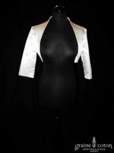 Cymbeline - Boléro en satin ivoire