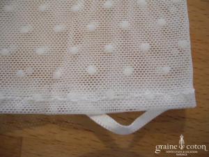 Pronuptia - Mitaines mi longues en tulle plumetis ivoire clair