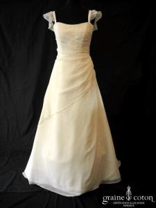 Fara Sposa - Robe en mousseline drapée