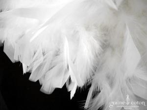 Lambert Création - Boa en plumes ivoire