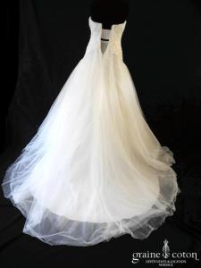 Two by Rosa Clara - Robe bustier coeur en tulle fluide et sequins