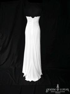 Ralph Lauren - Création sirène en crêpe de soie ivoire