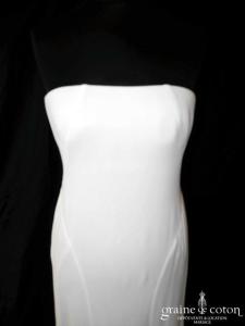 Ralph Lauren - Création sirène en crêpe de soie ivoire