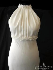 Sartoria Massimo - Création italienne en crêpe de soie ivoire