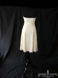 René Derhy - Robe courte en soie et dentelle