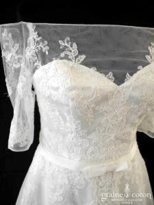 Just for you - Robe en tulle et dentelle ivoire