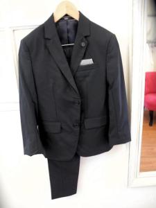 Hugo Boss - Costume 2 pièces garçon bleu marine