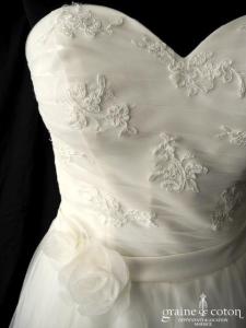 Orea Sposa - Robe mi longue en tulle ivoire