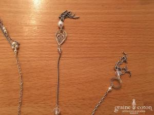 Line et Lune - Headband perles et bijou de dos