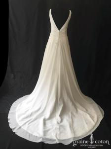 Maggie Sottero - Création en mousseline fluide taille empire