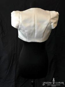 Suzanne Ermann - Boléro Margo en blanc cassé