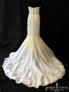 Rosa Clara - Robe sirène en dentelle ivoire