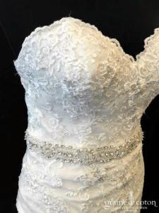 Rosa Clara - Robe sirène en dentelle ivoire