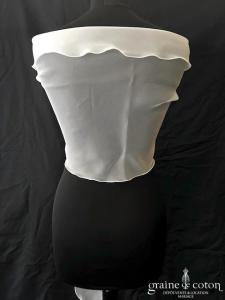 Avenue Diagonale - Étole biseautée en organza