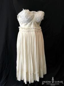 Vanessa Bruno - Robe courte en mousseline de soie