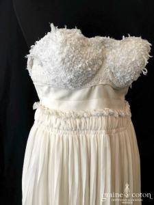 Vanessa Bruno - Robe courte en mousseline de soie