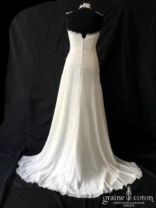 Linea Raffaëlli - Création en mousseline et dentelle ivoire