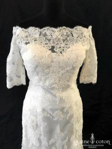 Justin Alexander - Boléro court en dentelle Janais