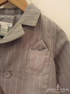 H&M - Veste en coton gris