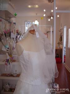 Morelle mariage - Voile Jasmine 1,5 m