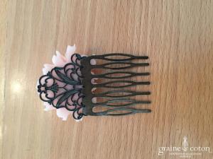Création américaine - Peigne à cheveux avec rose