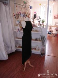 David Meister - Petite robe noire pailletée