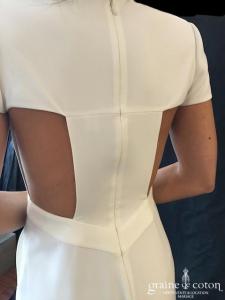 Delphine Manivet - Combinaison en crêpe ivoire clair