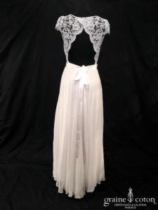 Adeline Bauwin - Création en dentelle et mousseline de soie ivoire