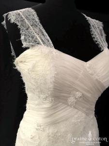 Nathalie Ettedgui - Création en soft tulle et dentelle de Chatilly