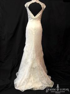 Cymbeline - Robe sirène en dentelle ivoire