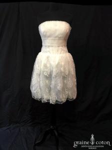 Delphine Manivet - Robe courte en dentelle