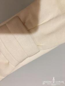 Delphine Manivet - Bandeau en jersey de soie ivoire