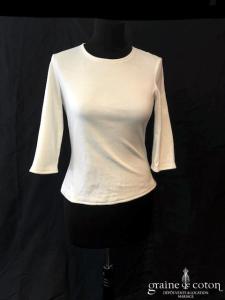 Delphine Manivet - Top en jersey de soie manches longues