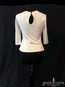 Delphine Manivet - Top en jersey de soie manches longues