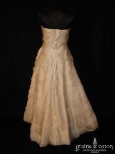 Max Chaoul - Robe une pièce en bandes horizontales