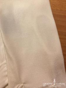 Ganteb's - Gants courts en satin ivoire clair
