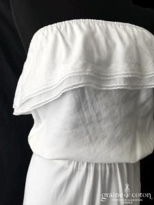 Delphine Manivet - Robe en coton blanc