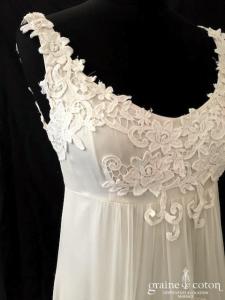 Alberta Ferretti - Création fluide en dentelle et mousseline de soie