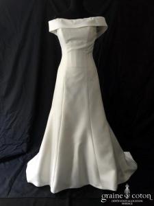 I love Nicole - Robe sirène en mikado ivoire