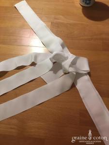 Vera Wang - Ceinture gros grain noeud