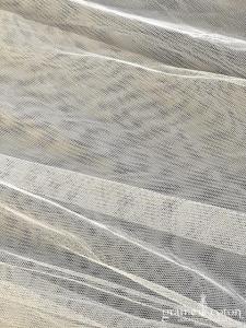 Pronovias - Voile long de 3 mètres en tulle fluide ivoire clair