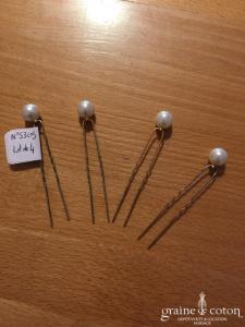 Pics perles à cheveux - Lot de 4