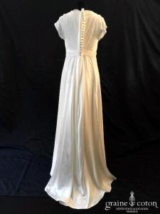 Gilles Zimmer - Création en crêpe de soie et dentelle