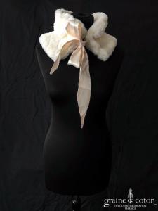 Gap - Col tour de cou en fausse fourrure ivoire