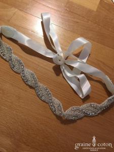 Création - Headband ou ceinture perles et strass