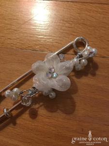 Francisco Reli - Remonte traîne fleur en organza