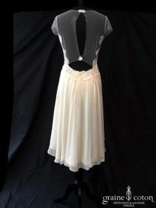 Veronika Jeanvie - Création courte en dentelle et mousseline